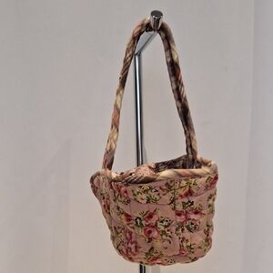 April Cornell Mini Quilted Floral Open Bucket Women's Bag